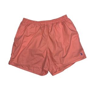 Polo Sport Ralph Lauren Coral Cotton Swim Trunks With Liner Size L
